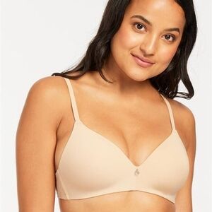 Elegant Beige Wireless Bra